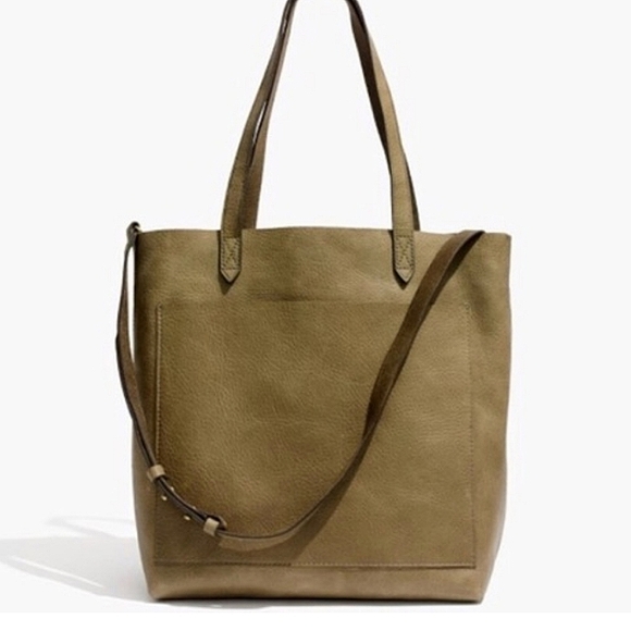 Madewell Handbags - Madewell Medium Transport Bag In Washed Olive